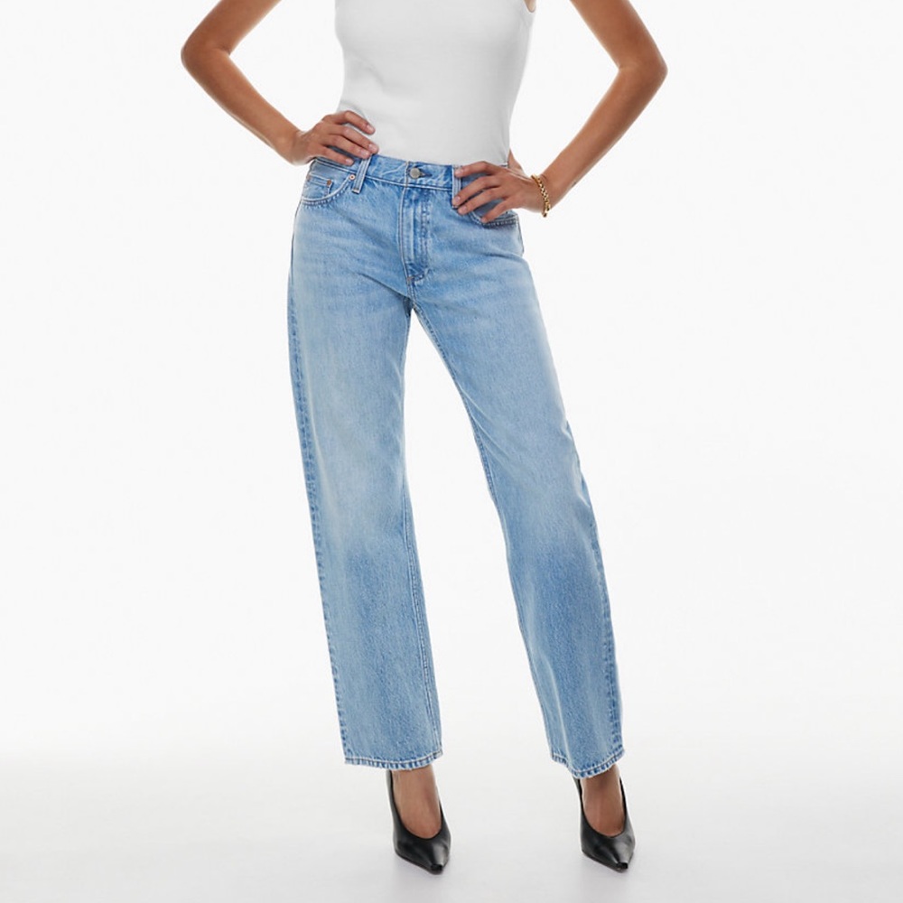 aritzia low rise jean!